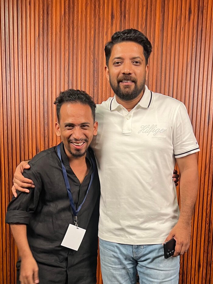 Ajmal Basheer with Shafi Parambil, StartupE+