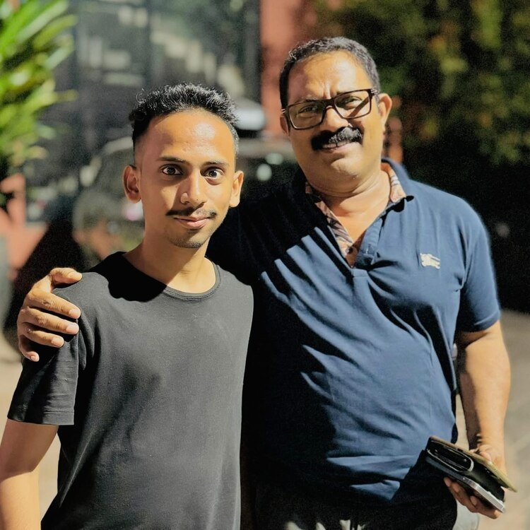 Ajmal Basheer with K.M. Shaji, Minister of LSGD, Kerala